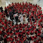 Decenas de propalestinos protestan en el Congreso de EE.UU. contra la visita de Netanyahu