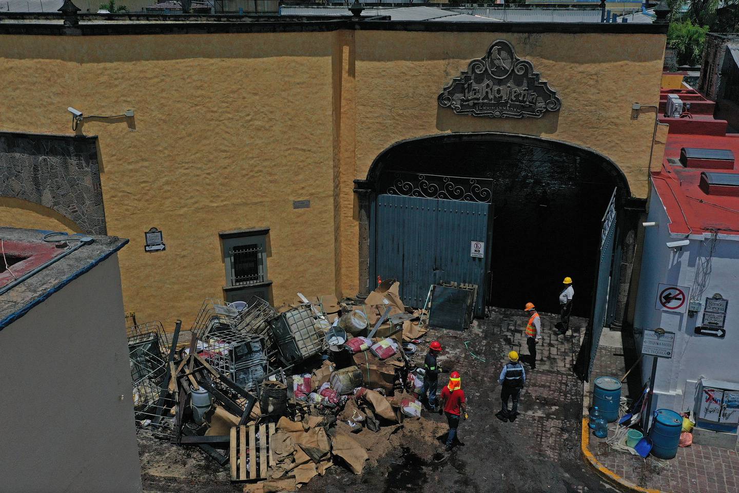 Este miércoles se registró un segundo incendio en la tequilera de José Cuervo, en Jalisco (Foto: FERNANDO CARRANZA GARCIA / CUARTOSCURO)