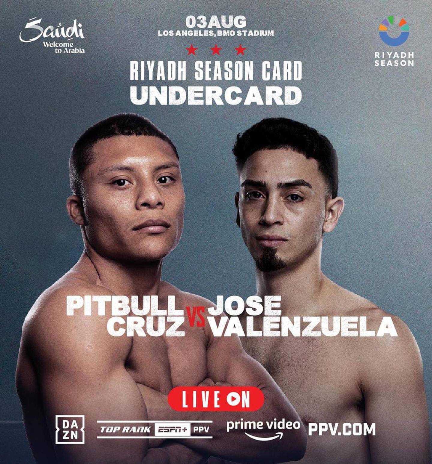 'Pitbull' Cruz vs. 'Rayo' Valenzuela. (Foto: Instagram @isaacpitbullcruz)