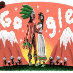 Google conmemora la leyenda de los volcanes Popocatépetl e Iztaccíhuatl con doodle