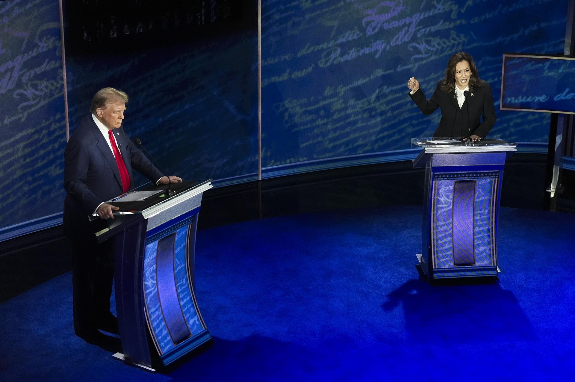 Harris desafía a Trump a un nuevo debate en octubre, pero el expresidente lo rechaza