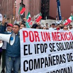 #Video Trabajadores del PJ y estudiantes protestan en el Senado contra la reforma al Poder Judicial