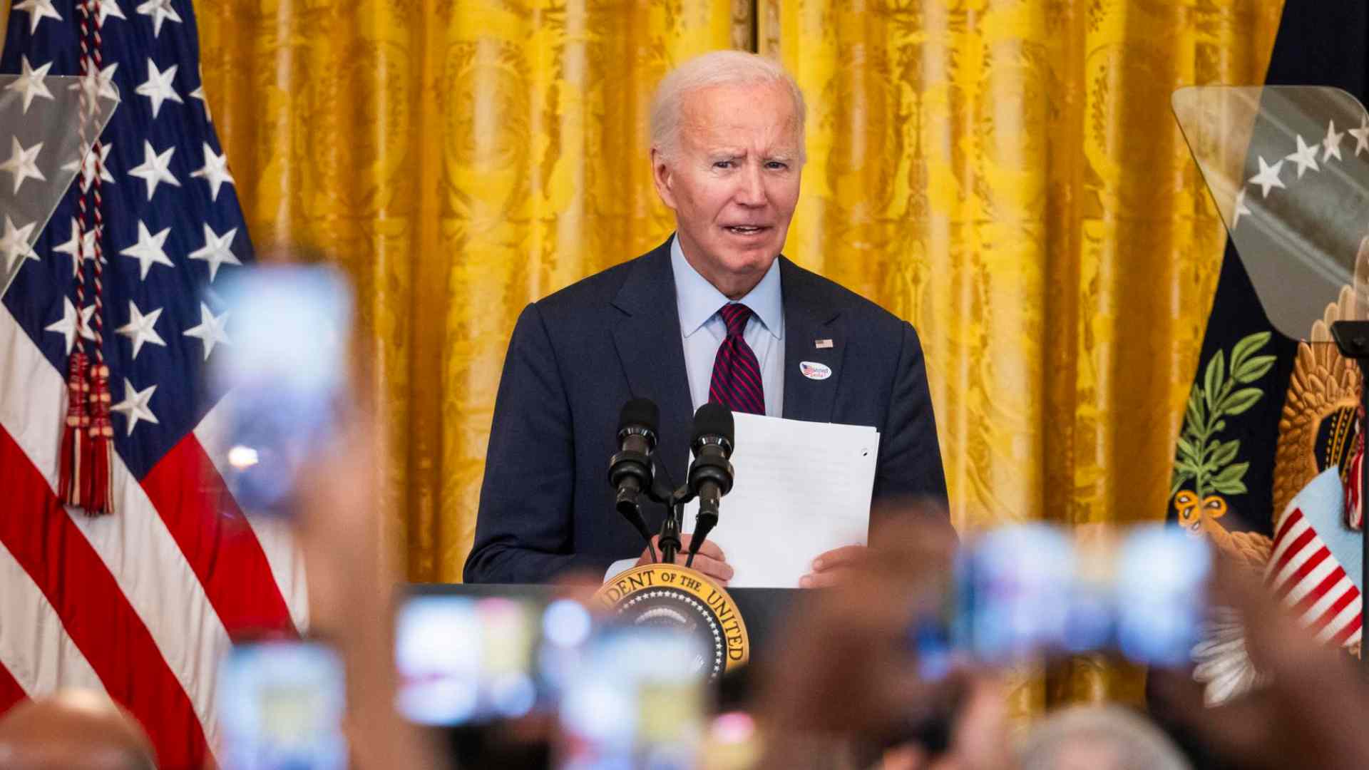 Biden reafirma su apoyo a la candidata demócrata Kamala Harris