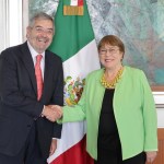 Canciller De la Fuente aborda con Michelle Bachelet desafíos mundiales de la agenda multilateral