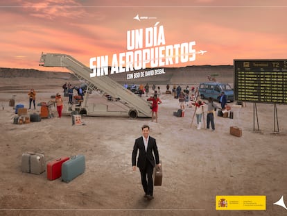 Campaña publicitaria de AENA 'Un día sin aeropuertos' con David Bisbal