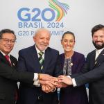 Sheinbaum y Petro refuerzan los lazos bilaterales entre México y Colombia en el G20