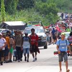 Caravanas migrantes se multiplican en las fronteras de México antes de la llegada de Trump