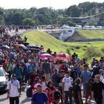 La caravana migrante denuncia un cerco policial en Chiapas