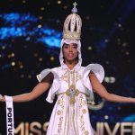 Miss Portugal desata polémica en su país por vestido inspirado en la Virgen de Fátima