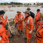 ‘Topos’ colaboran en la búsqueda de cadáveres tras el temporal en España