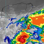 ‘Sara’ dejará lluvias intensas y fuertes vientos en el sureste de México