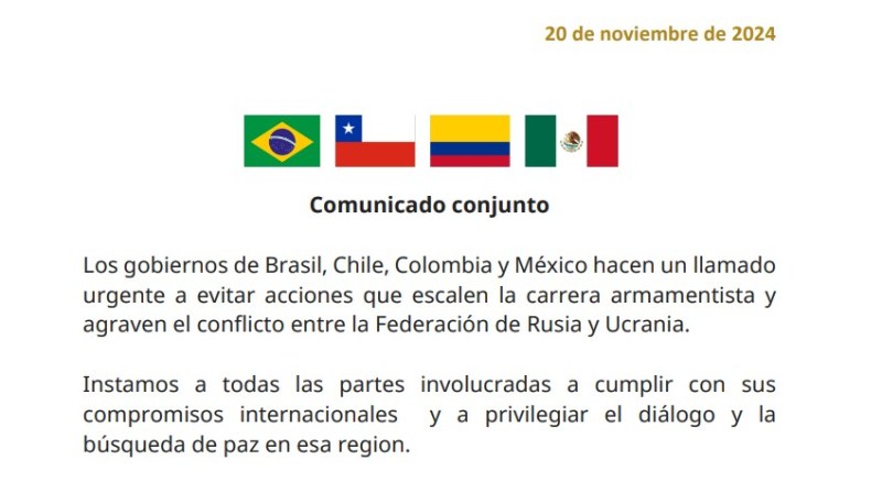 México urge a evitar acciones que escalen la guerra entre Rusia y Ucrania - comunicado-del-gobierno-de-mexico-sobre-escalada-de-violencia-entre-ucrania-y-rusia