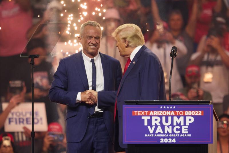 ¿Quiénes suenan para el gabinete de Trump? - donald-trump-con-robert-f-kennedy-jr-1024x683