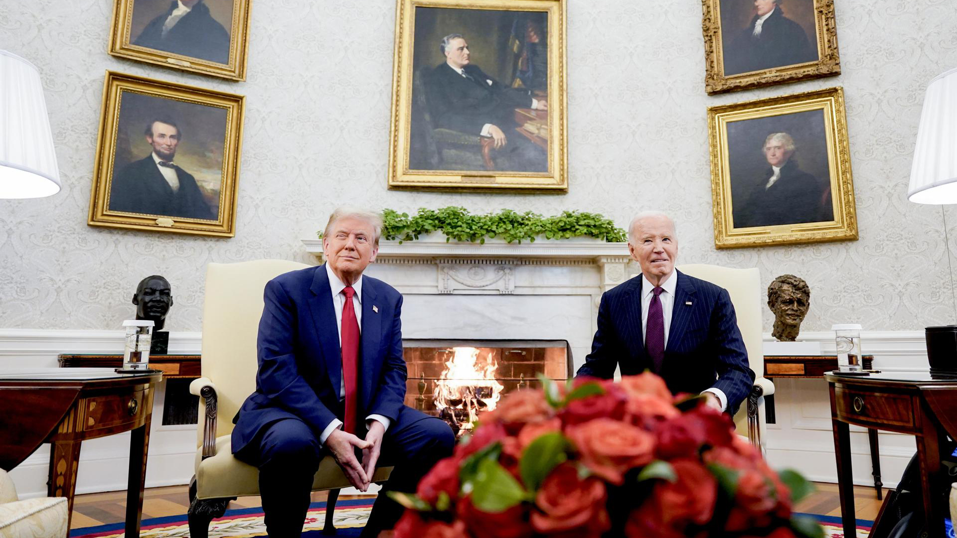 Trump y Biden abordaron la guerra en Ucrania y los rehenes israelíes en Gaza