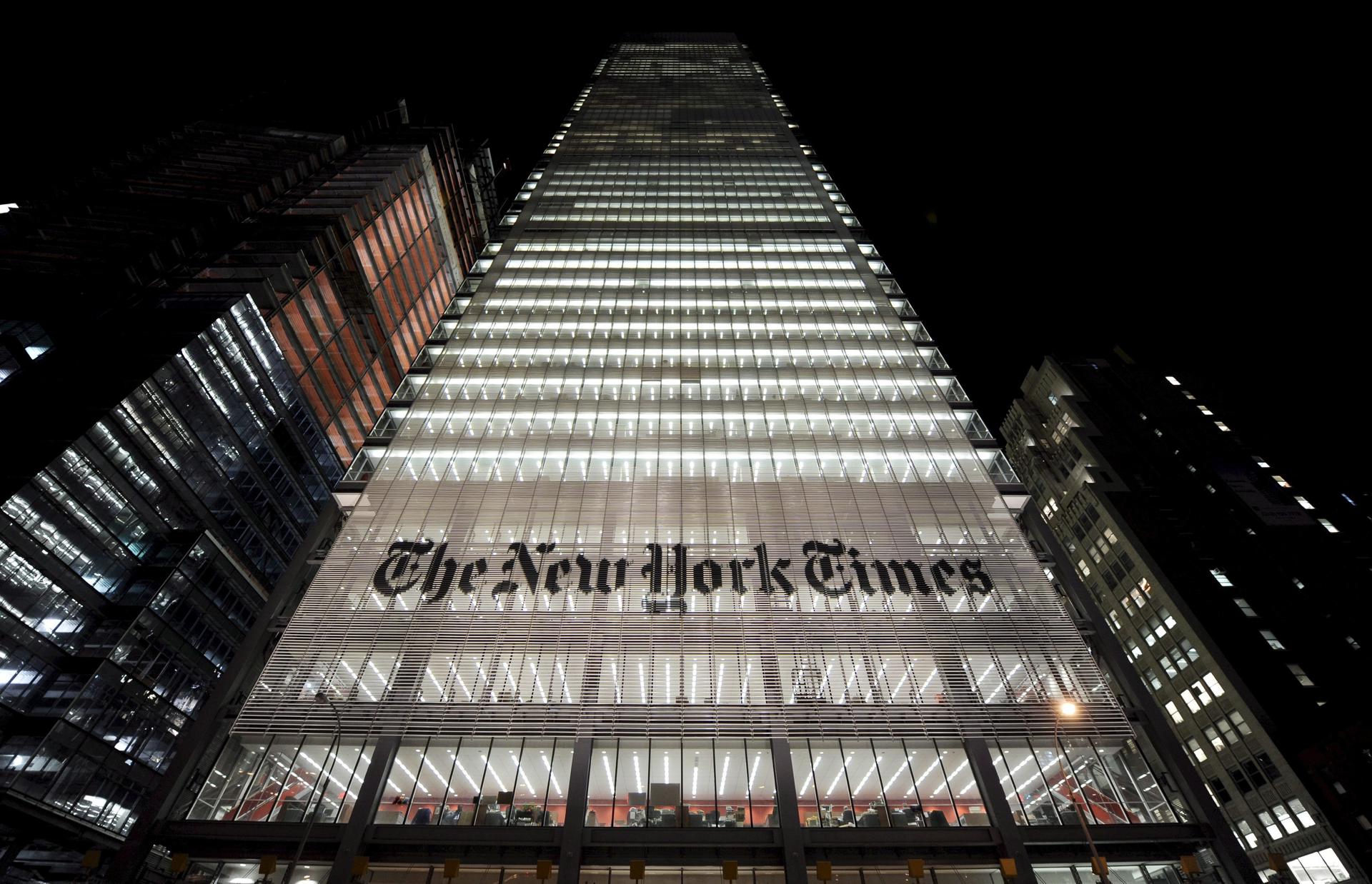 Más de 600 trabajadores del New York Times se declaran en huelga el víspera de las elecciones