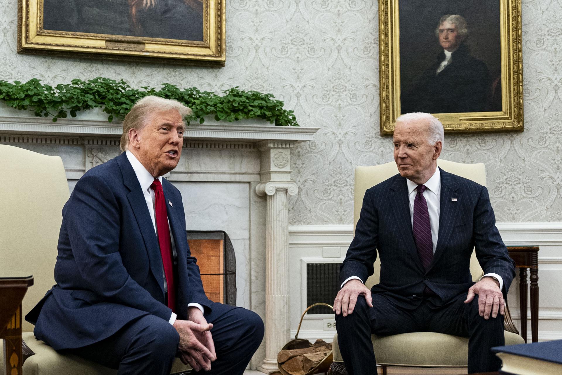 Trump revela que fue “muy agradable” la reunión con Biden para preparar la transición