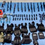 Aseguran arsenal en San Martín Texmelucan, Puebla; había un fusil Barrett