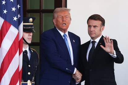 trump y macron