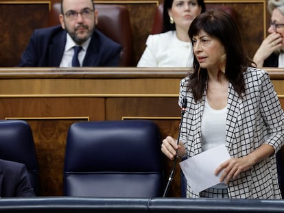 La ministra de Igualdad, Ana Redondo, en el Congreso este miércoles 26 de febrero de 2025.