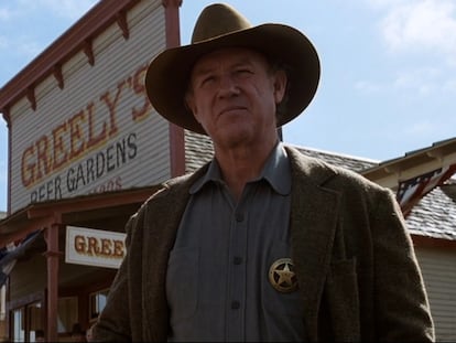 Gene Hackman, en un momento de 'Sin perdón', de Clint Eastwood.