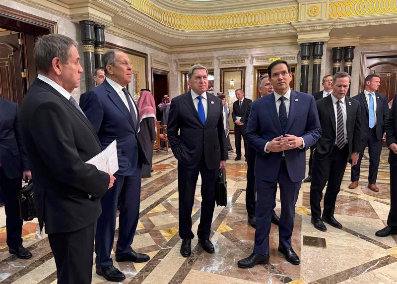 EE.UU. y Rusia acuerdan normalizar relaciones y poner fin al conflicto en Ucrania - reunion-entre-el-secretario-de-estado-de-estados-unidos-marco-rubio-y-el-ministro-de-exteriores-de-rusia-serguei-lavrov-1024x734