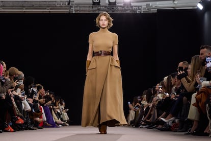 Una de las propuestas de la nueva colección de Max Mara presentadas en la pasarela italiana.