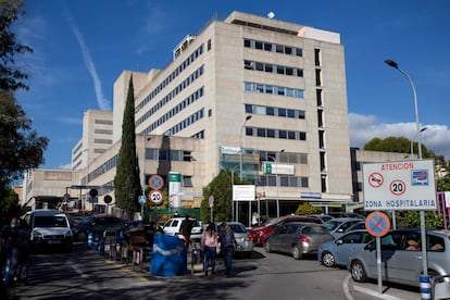 Vista exterior del Hospital Materno Infantil de Málaga, en noviembre de 2020.