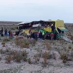 Al menos 37 muertos y 30 heridos por choque de dos autobuses en Bolivia