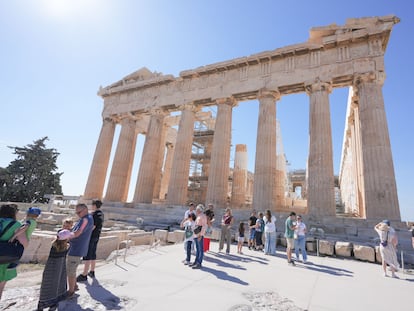 Acrópolis en Atenas Grecia