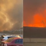 Incendio consume al menos dos empresas en Nuevo León