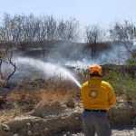 #Video Surge nuevo incendio en NL; cierran carretera a García