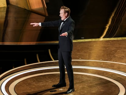 Conan O'Brien en la ceremonia de los Oscar 2025, en Los Ángeles.