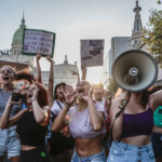 Trabajadoras sexuales piden reconocimiento laboral en marcha por 8M en Puebla