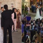 #Video “¡Cuídala!”, marcha por el 8M en Mérida felicita a pareja en su boda