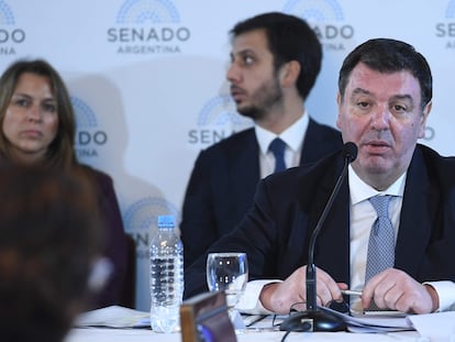 Ariel Lijo en el Senado, en una fotografía de archivo.