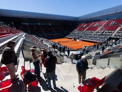 c3fhkwhngrbahfudyz3frswfni Panorámica de la pista central de la Caja Mágica, el lunes por la mañana.