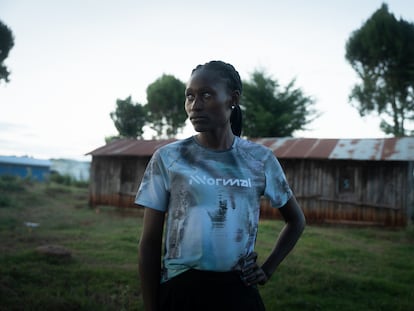 kkplp6ihg5h5lkjscphngitnee La atleta keniana Joyce Njeru, ganadora de las Golden Trail Series en 2024.