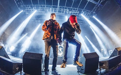 sfyxst5vdbg4bcgtjd46ywhopy-1 Ayax y Prok durante un concierto en Madrid en 2019.