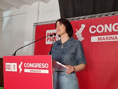 La secretaria general del PSPV-PSOE, Diana Morant, este sábado.