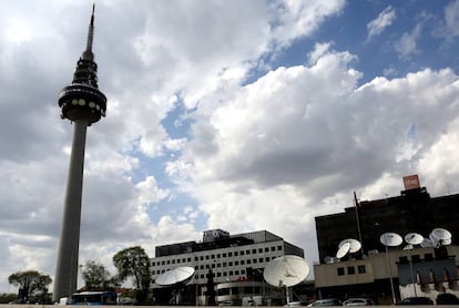Sede de informativos de RTVE Torrespaña en Madrid