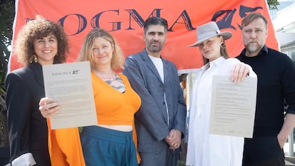 j5tethusejbzxegebtmglsttou-1 Los primeros directores de Dogma 25 (de izquierda a derecha): May-el-Toukhy, Isabella Eklof, Milad Alami, Annika Berg y Jesper Just