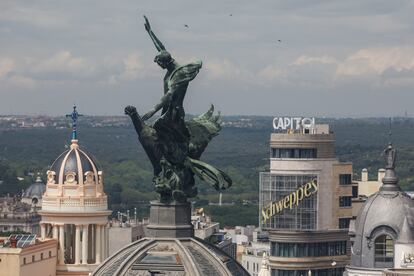 kqri5d3iglh2ewvacvq5rco57e-1 Vista de la nubosidad creciente en el cielo de Madrid el pasado miércoles 14 de mayo.
