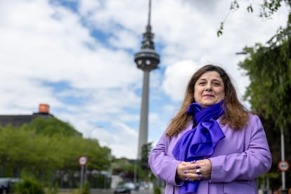 La periodista Pilar Requena, en Madrid.