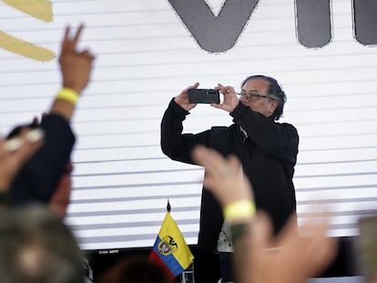 lmjuwcnx5vewdd2736fjv3ircy El presidente Gustavo Petro en Bogotá, el 28 de septiembre del 2023.