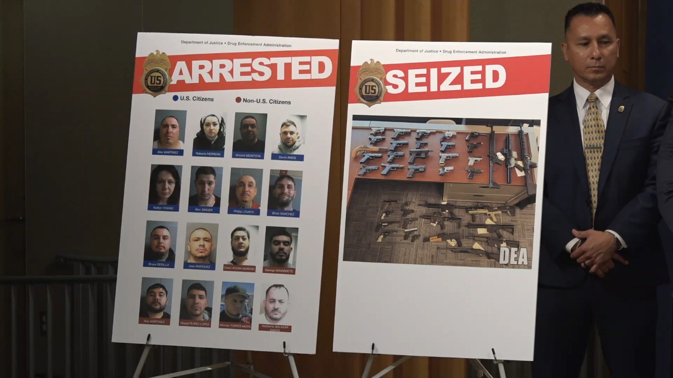 EE.UU. detiene a 16 miembros del Cártel de Sinaloa en ‘histórica’ operación contra fentanilo EE.UU. detiene a 16 miembros del Cártel de Sinaloa en ‘histórica’ operación contra fentanilo