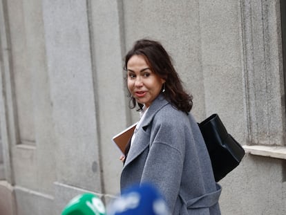mru7hbvqjrafobp4vgyh23y4za Isabel Pardo de Vera, expresidenta de ADIF, a su llegada en marzo al Tribunal Supremo.