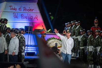 stwyn4glmrf3zdb2m5zou6vbf4 Gustavo Petro durante la concentración en Barranquilla.