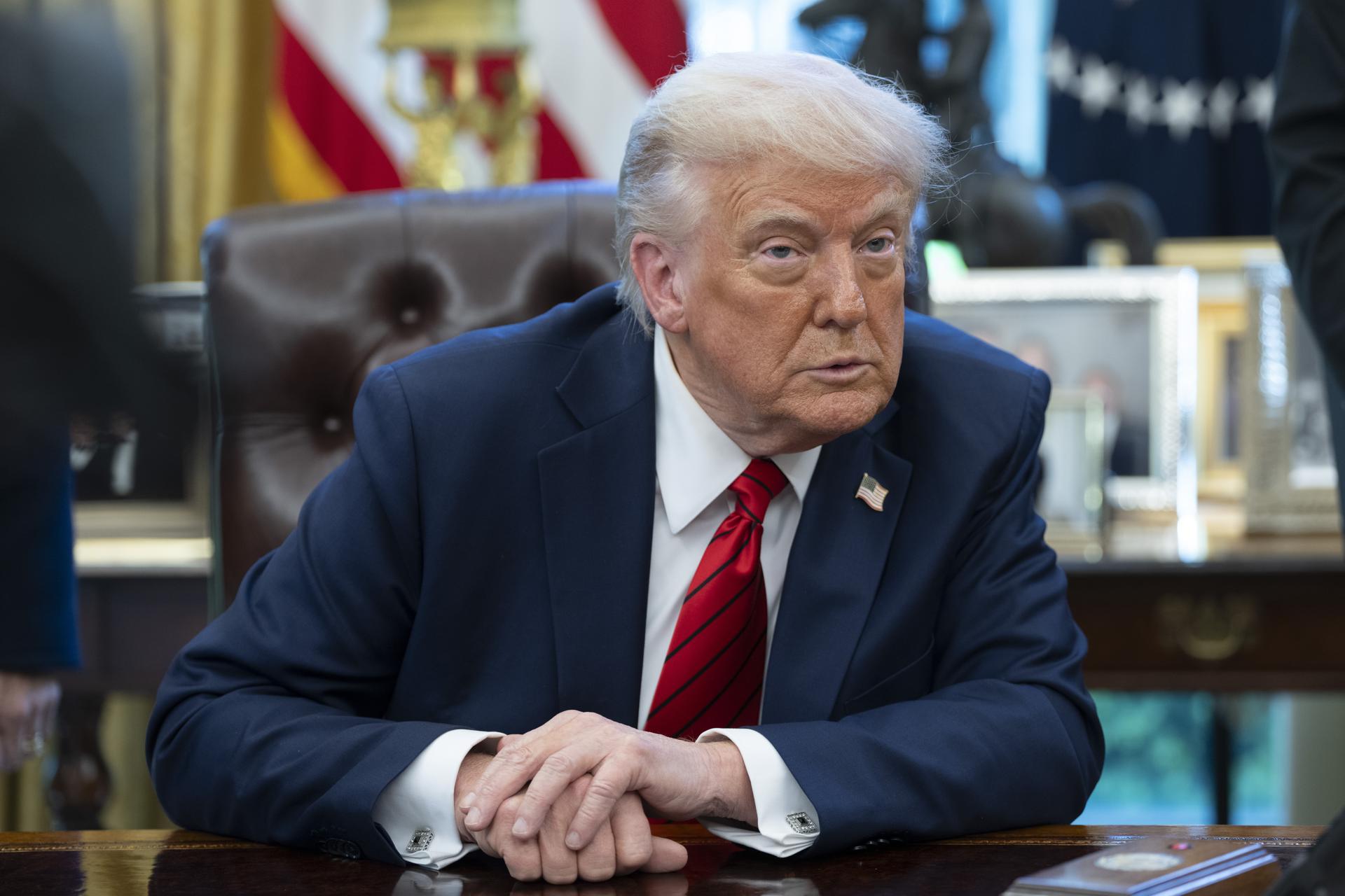 Trump niega rotundamente la posibilidad de rebajar los aranceles para que China negocie Trump niega rotundamente la posibilidad de rebajar los aranceles para que China negocie