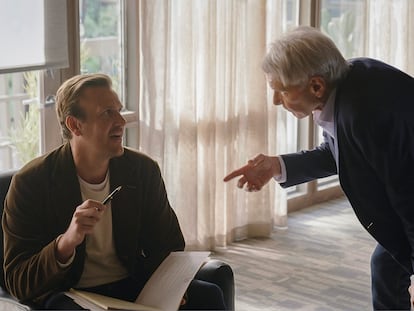 ykrmmus2qjc3tpkndiai4vprgq Jason Segel y Harrison Ford, en 'Terapia sin filtro'.
