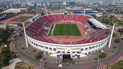 zclaje7m65ft3msii4rctdl5yi El Estadio Nacional Julio Martínez Prádanos, en Santiago, en abril de 2025.